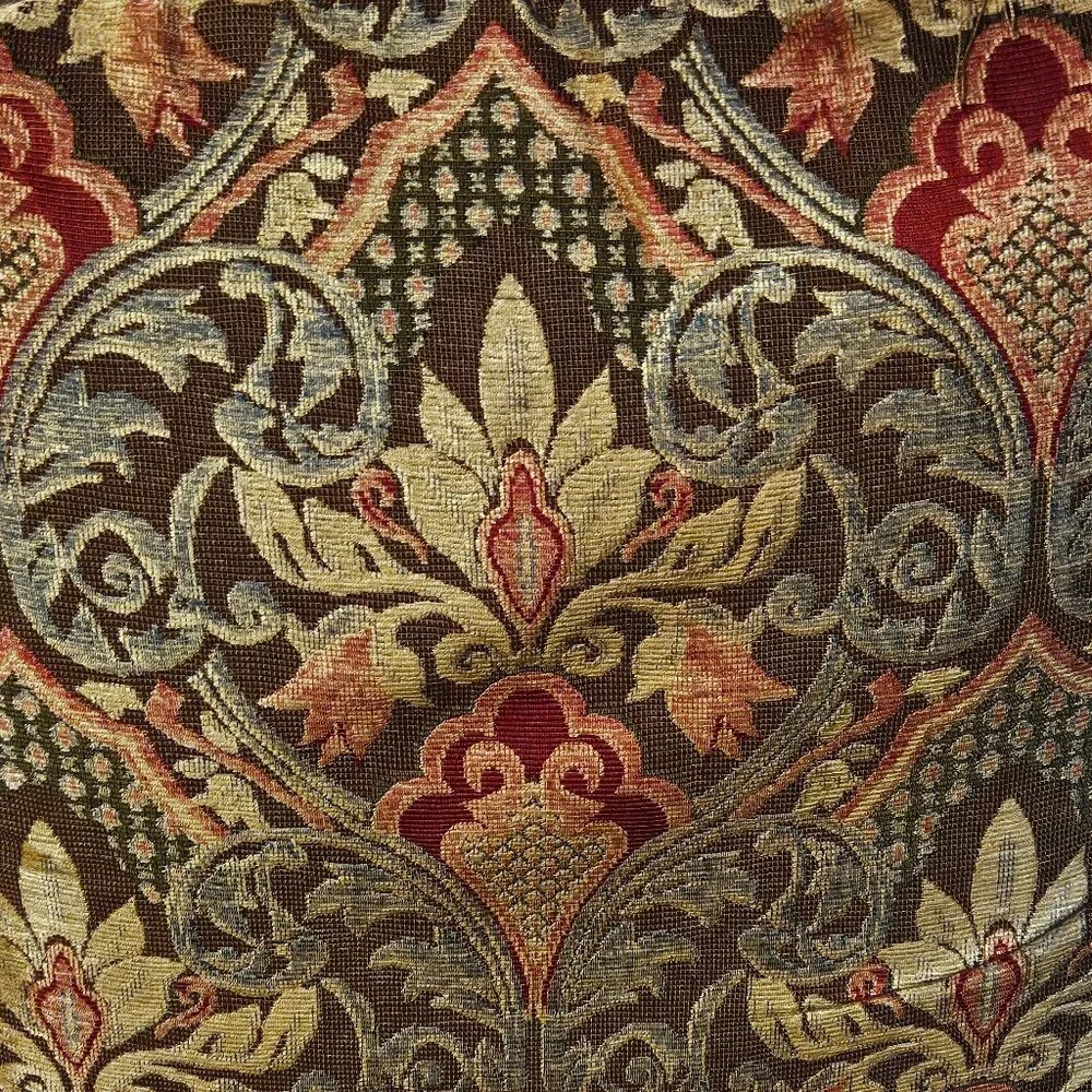 RARE AUSTIN HORN DAMASK JACQUARD BED THROW DECORATIVE ACCENT PILLOW